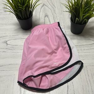 Nike Women's Athletic Shorts in Pink and White